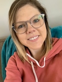 Kasey G. - Gray Clear - round - acetate