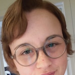 Brianna C. - Gray Clear - round - plastic