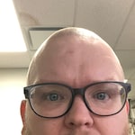 Chris C. - Matte Gray - rectangle - plastic