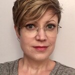 Sharon - Rose Gold - round - metal