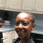 Darla T. - Black - browline - acetate-metal