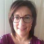 Rhonda P. - Striped - horn - acetate