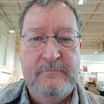Mark K. - Silver - oval - metal