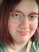 Holli R. F. - Red - browline - acetate-metal