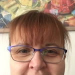 Ivania C. - Blue - rectangle - metal