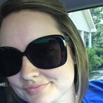 Amber C. - Black Red - square - acetate