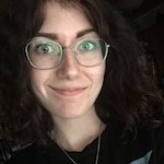 Alyssa D. - Black - rectangle - metal