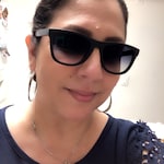 Veronica R. - Matte Black - rectangle - acetate