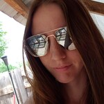 Bridget N. S. - Rose Gold - aviator - metal