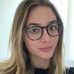 Lauren M. - Gray/Floral - round - acetate