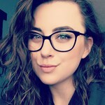 Kelly M. - Black - horn - acetate-metal