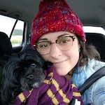 Louise L. - Tortoise - browline - acetate-metal