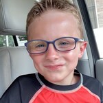 Melissa B. - Navy - rectangle - plastic