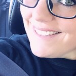 Jill S. - Matte Black - rectangle - plastic