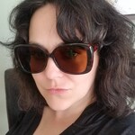 Crystal J. - Black Red - square - acetate