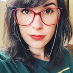 Katherine S. - Raspberry - horn - acetate-metal