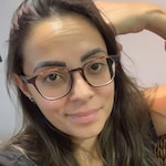 Geisha - Swirled Amber - square - plastic