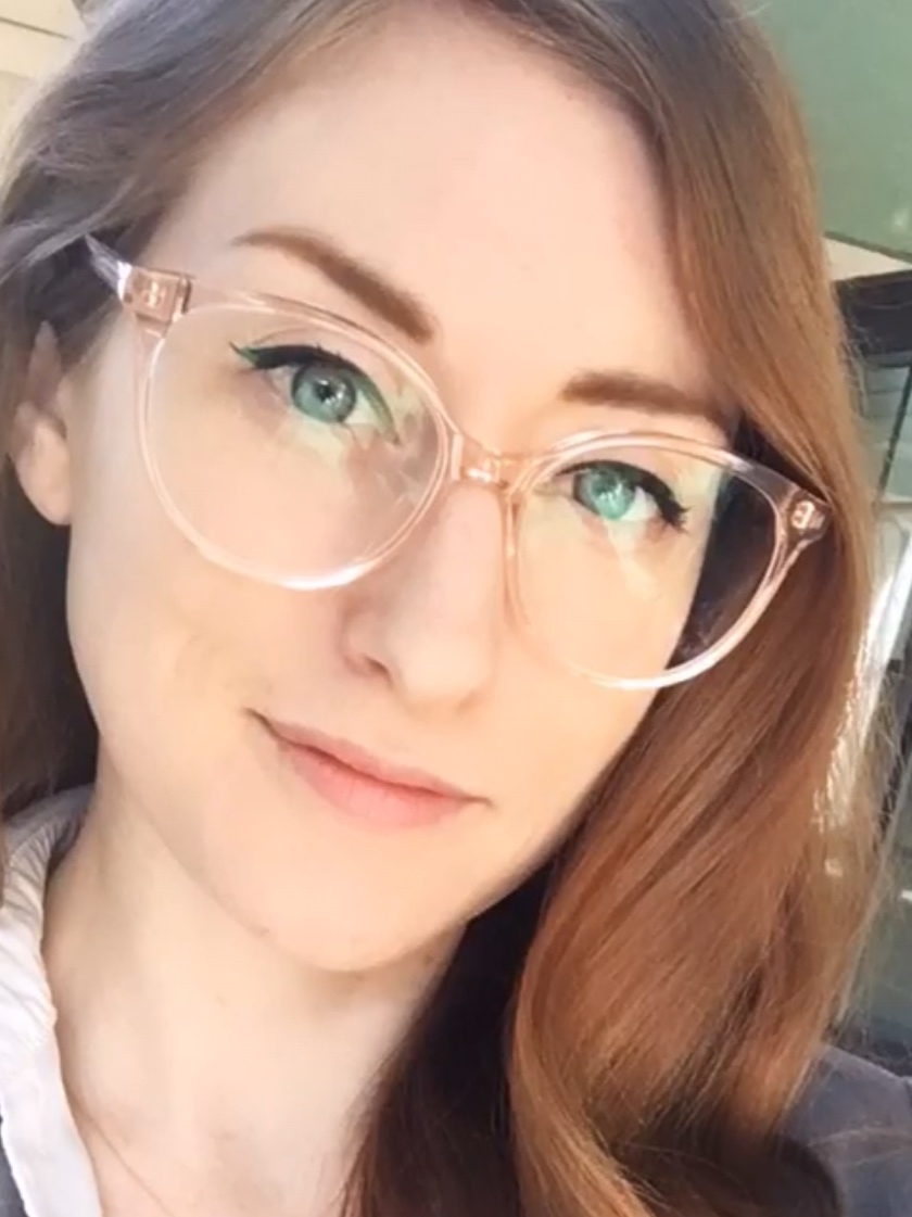 Nala Cat Eye Clear Blue Glasses for Women Eyebuydirect