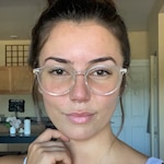 kelsi G. - Clear - round - plastic-metal