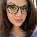 Rachel B. - Matte Floral - round - plastic