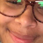 sheila H. - Brown/Floral - horn - acetate