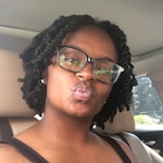 Randi R. - Black - rectangle - acetate
