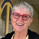 Nancy S. - Red - horn - acetate-metal