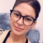 Lizeth R. - Black Tortoise - round - acetate