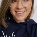 Lindsay M. - Rose Gold - round - metal