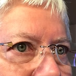 alana K. - Golden/Brown - rectangle - metal