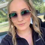 Kelli F. - Golden - square - metal