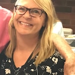 Lisa L. - Black - rectangle - acetate