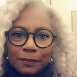 Carolyn H. - Matte Black - round - plastic-metal