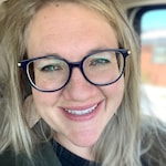 karri41784 - Navy - horn - acetate