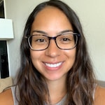 Michelle G. - Blue Floral - horn - acetate