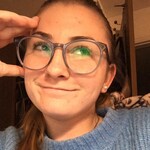 Kelsi L. - Blue - round - acetate