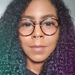 Gabrielle - Red/Floral - round - plastic