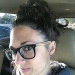 Kathleen B. - Matte Black - rectangle - acetate