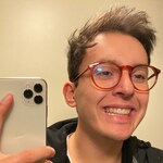 Anthony - Brown Tortoise - geometric - acetate