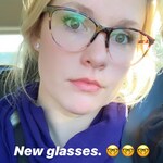 Jess G. - Floral - horn - plastic