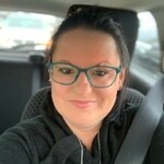 Janet V. - Matte Green - rectangle - plastic