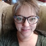 Glenda B. - Floral - horn - acetate