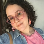 Marcella B. - Pink - round - acetate