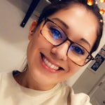 Gabriela S. - Brown Striped - rectangle - acetate