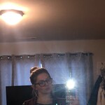 Madeline M. - Clear/Black - round - plastic