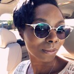 Rochelle - Clear Blue - round - plastic-metal