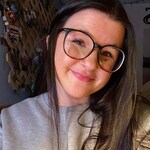 Allison M. - Black Tortoise - round - plastic