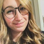 Grace S. - Floral - round - plastic