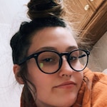 Brittany E. - Matte Navy - round - plastic