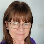 Janice G. - Gunmetal - rectangle - metal